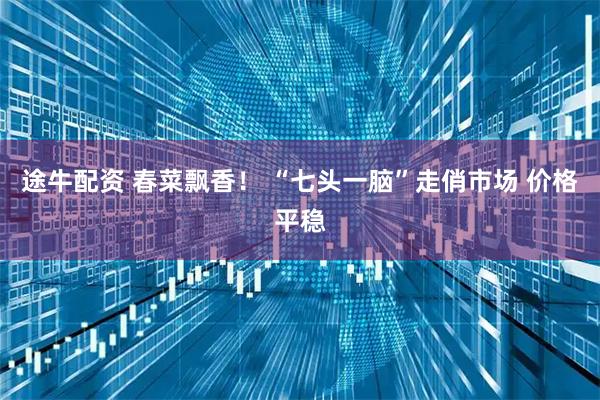 途牛配资 春菜飘香! “七头一脑”走俏市场 价格平稳